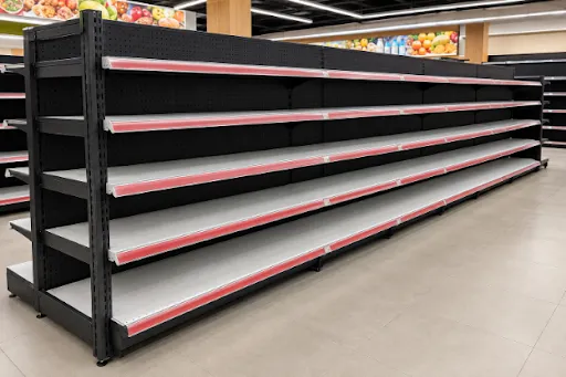SUPERMARKET SHELVES